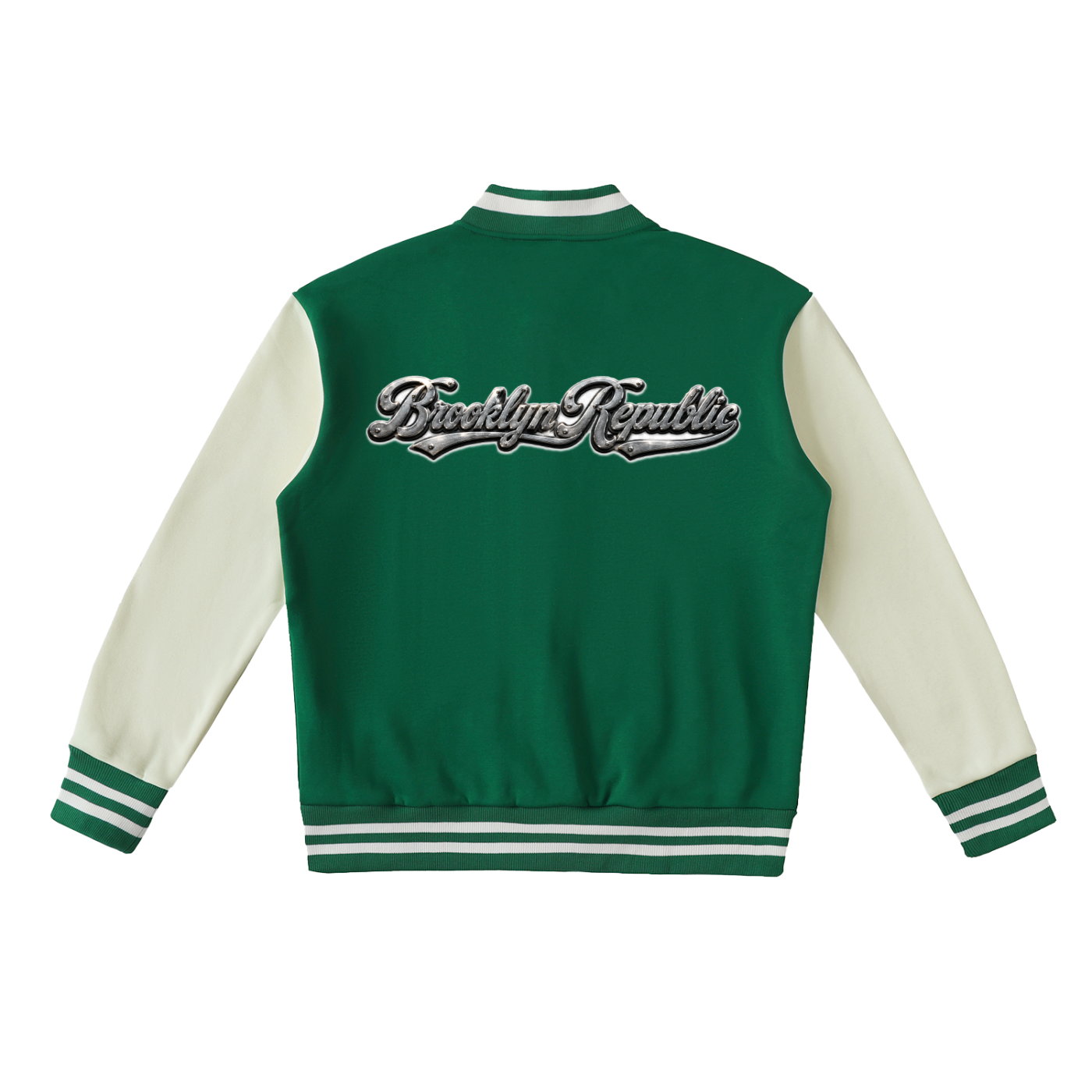 "All-Star" Two-Tone Fleeced Varsity Jacket