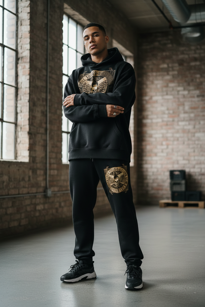 PYN™ "The Final Chamber" Legacy Vintage Wash Boxy Sweatsuit