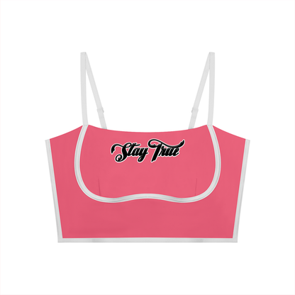 "Brooklyn Republic Essentials" Women’s Color Bloc Yoga Sports Bra