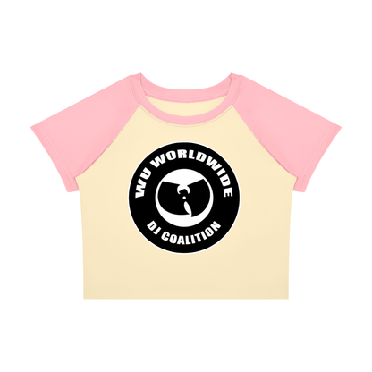 PYN™ "Wu World DJ Coalition" Women’s Raglan Color Block Baby T-Shirt