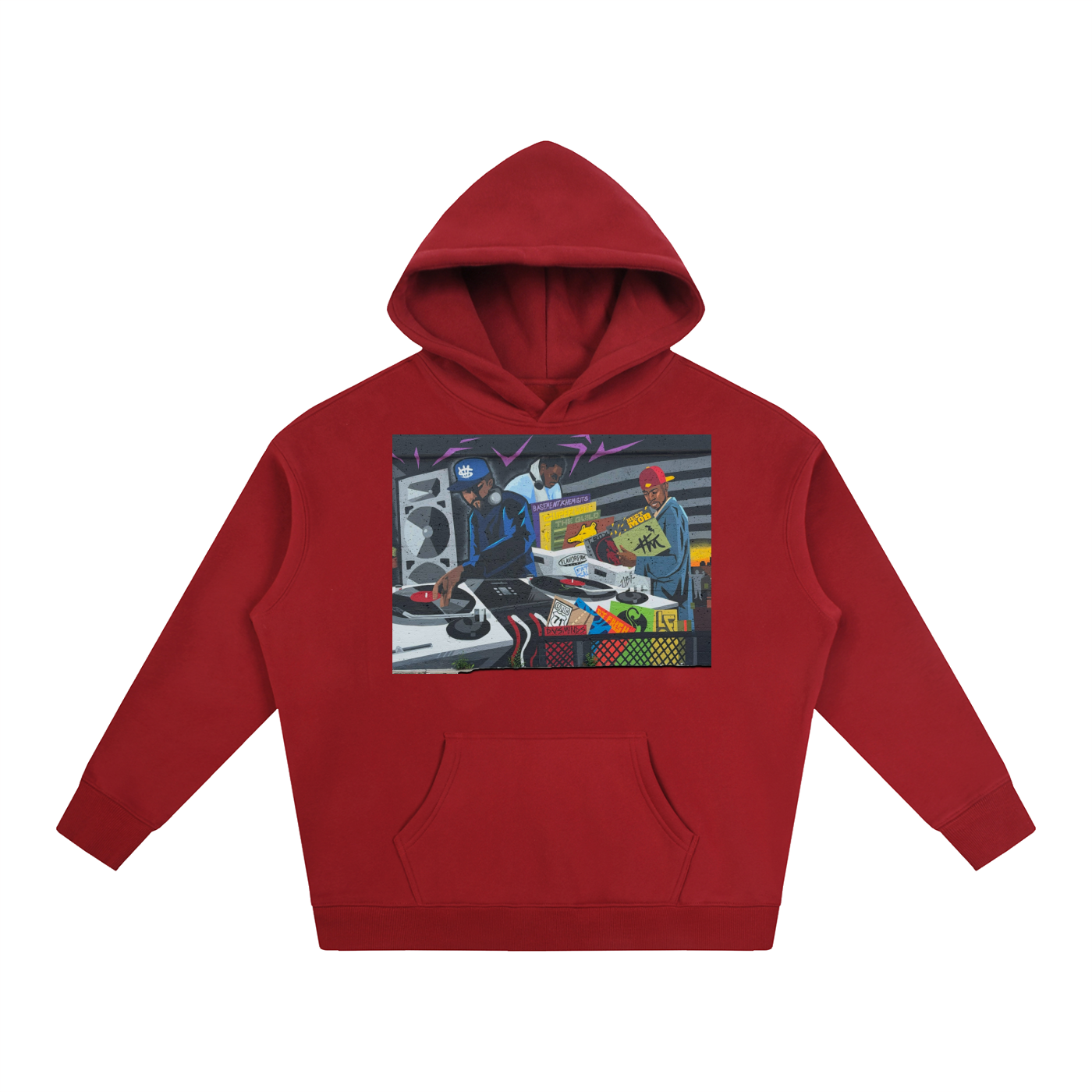 "CHUGHES 4 EVA" Oversize Fleeced Hoodie