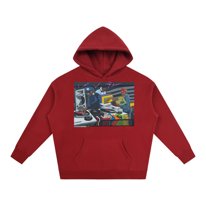 "CHUGHES 4 EVA" Oversize Fleeced Hoodie