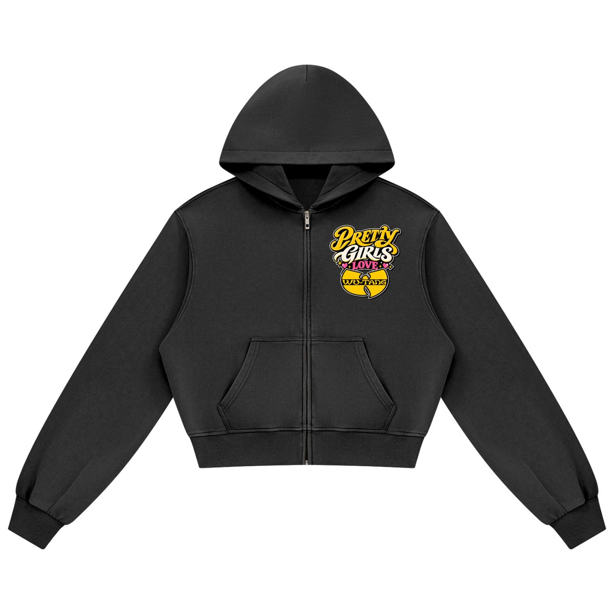 PYN™ "Pretty Girls Love Wu" Women's Mineral Wash Straight Sweatpants
