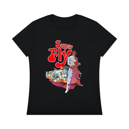 "Super Fly" Women's Regular Fit Crewneck T-Shirt