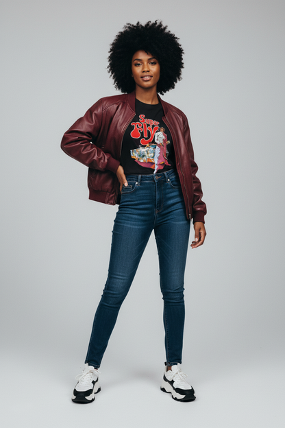 "Super Fly" Women's Regular Fit Crewneck T-Shirt