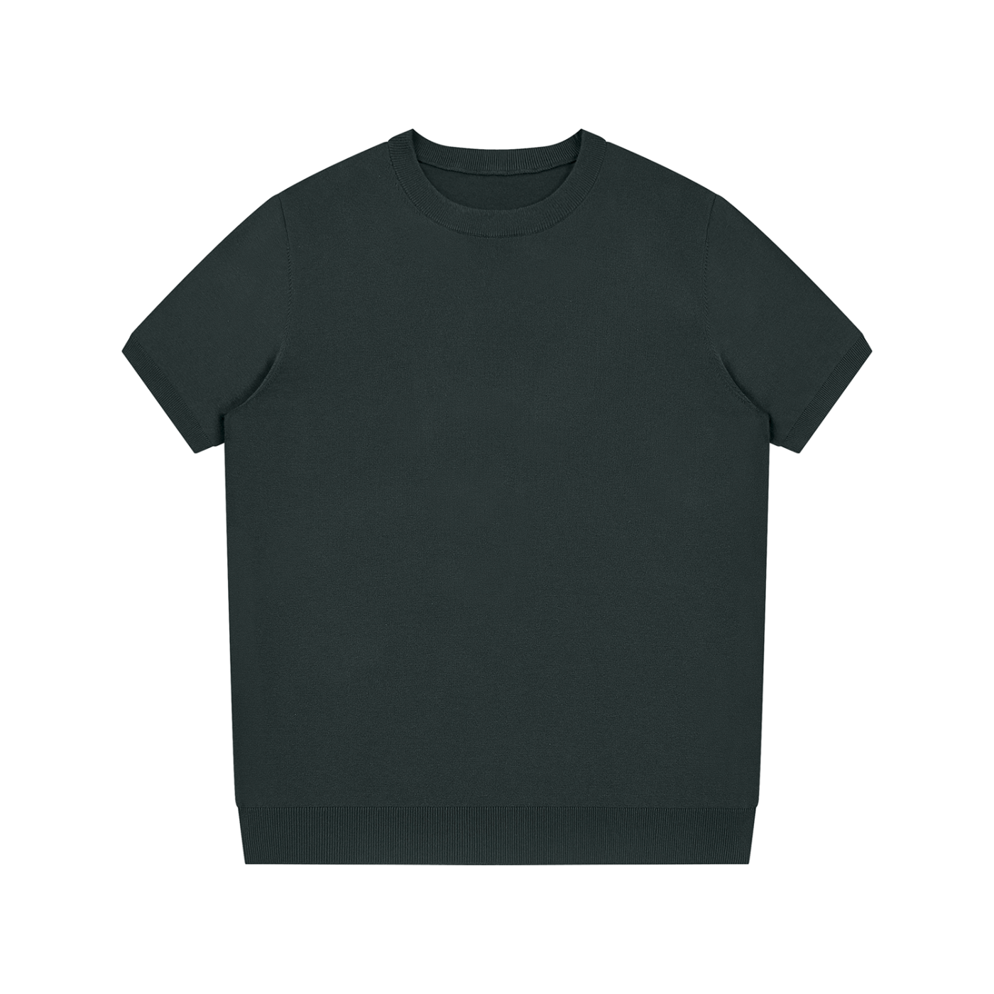 "Brooklyn Republic Essentials" Crewneck Knit T-Shirt