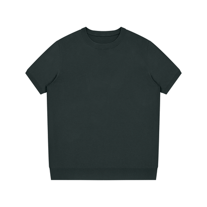 "Brooklyn Republic Essentials" Crewneck Knit T-Shirt