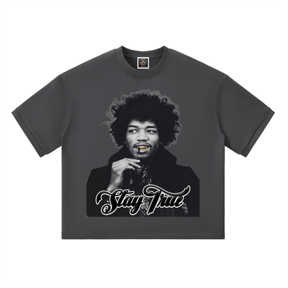 "Electric Lady" Heavyweight Boxy T-Shirt