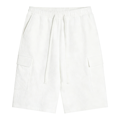 "Brooklyn Republic Essentials" Drawstring Cargo Shorts
