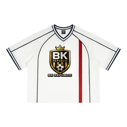 "BK United" Boxy V-Neck Soccer Jersey