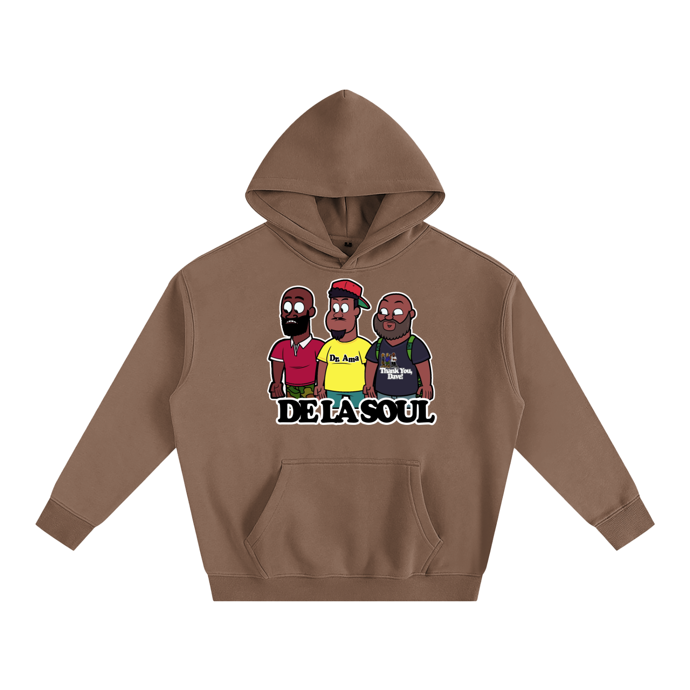 "DE LA TITANS" Oversize Fleeced Hoodie