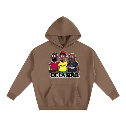 "DE LA TITANS" Oversize Fleeced Hoodie
