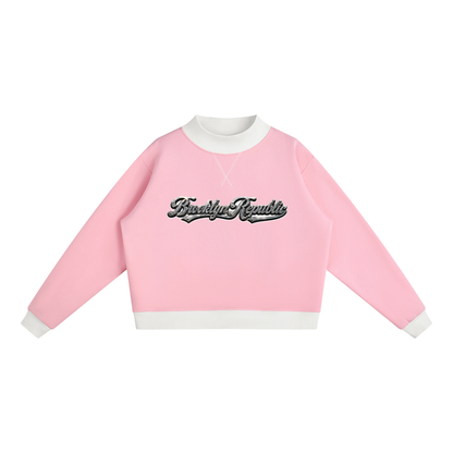 Brooklyn Republic Essentials™ Women’s Mock Neck Crewneck Sweatshirt