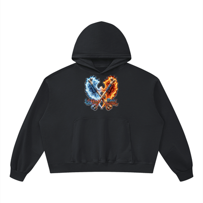 PYN™ "The Final Chamber"  Boxy Vintage Washed Hoodie