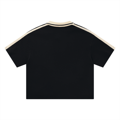 "Golden Standard" Color Block Polo Shirt