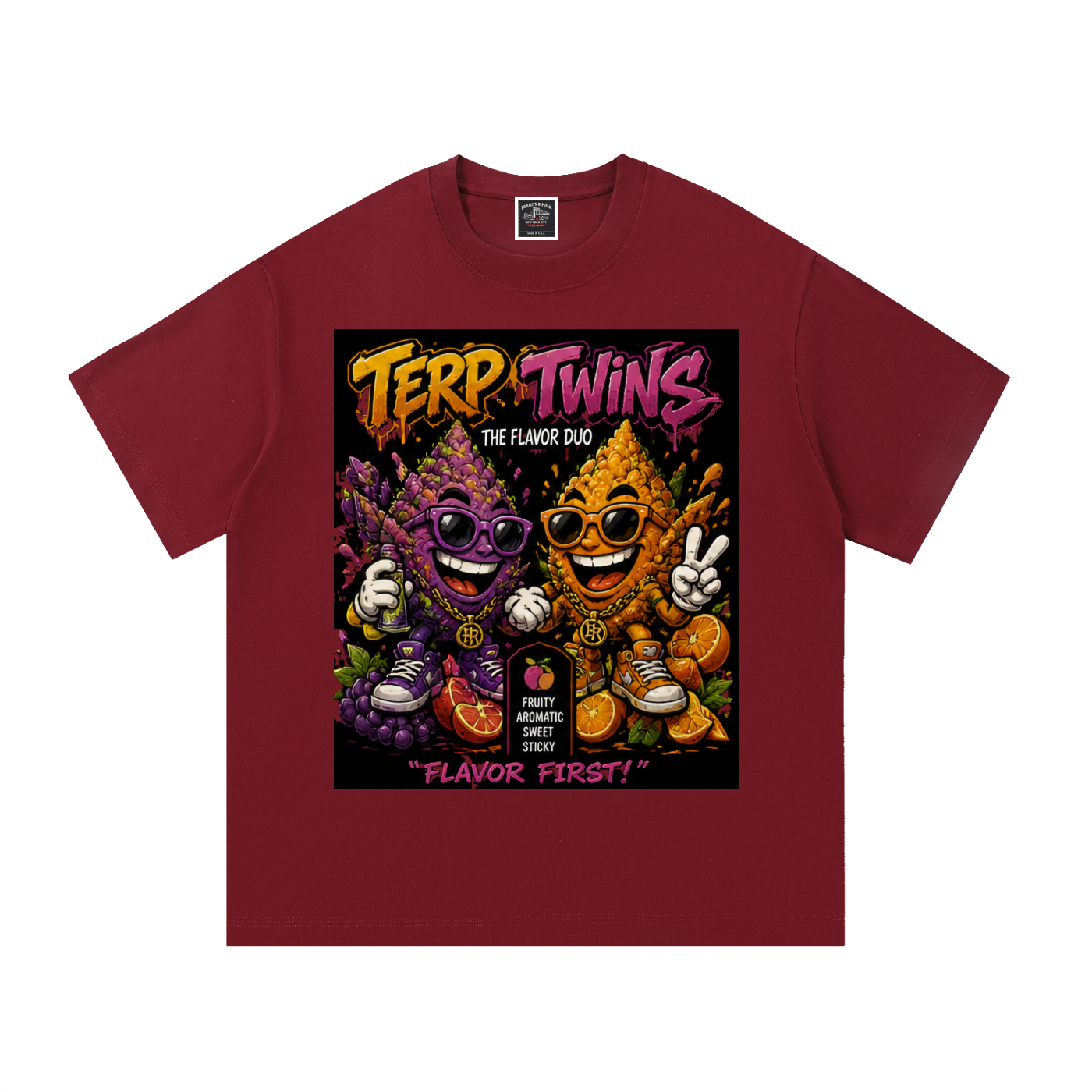 Sparksky & Dutch™ "Terp Twins" Cotton T-Shirt