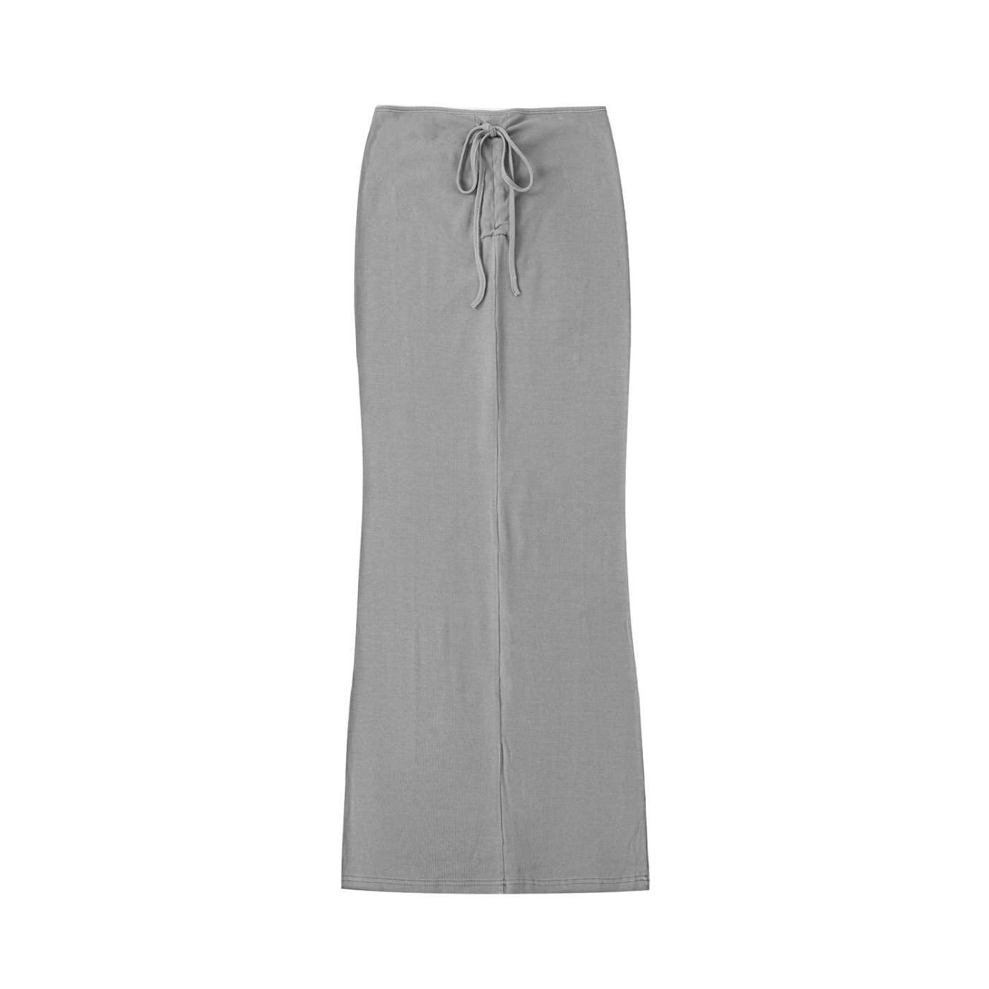 Women's Dyed Washed Drawstring Maxi Skirt