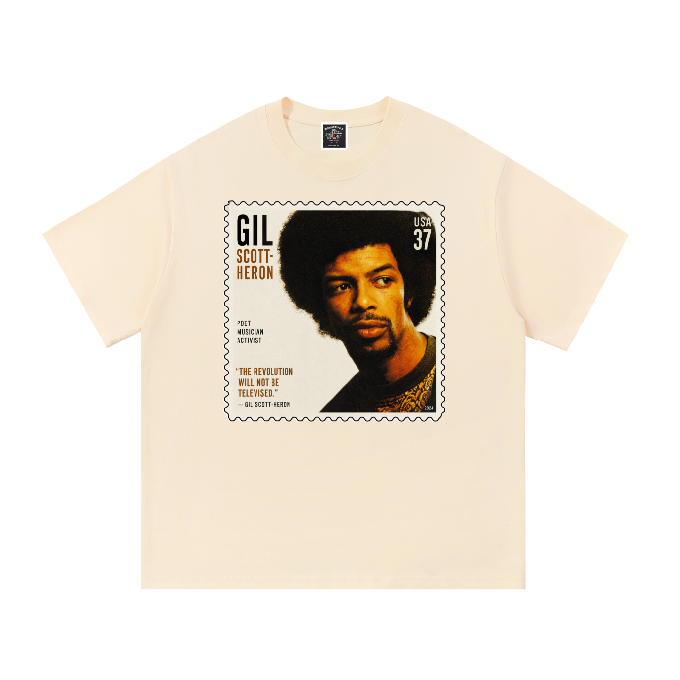 "Gil Scot-Heron" Cotton T-Shirt