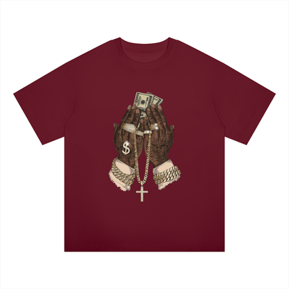 "In God We Trust/Lust" Oversized Drop Shoulder T-Shirt
