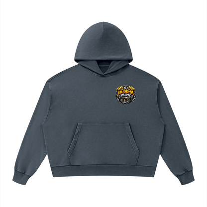 Basement Kemist™ “Buddha Palmz” Mineral Wash Boxy Full-Zip and Pullover Set