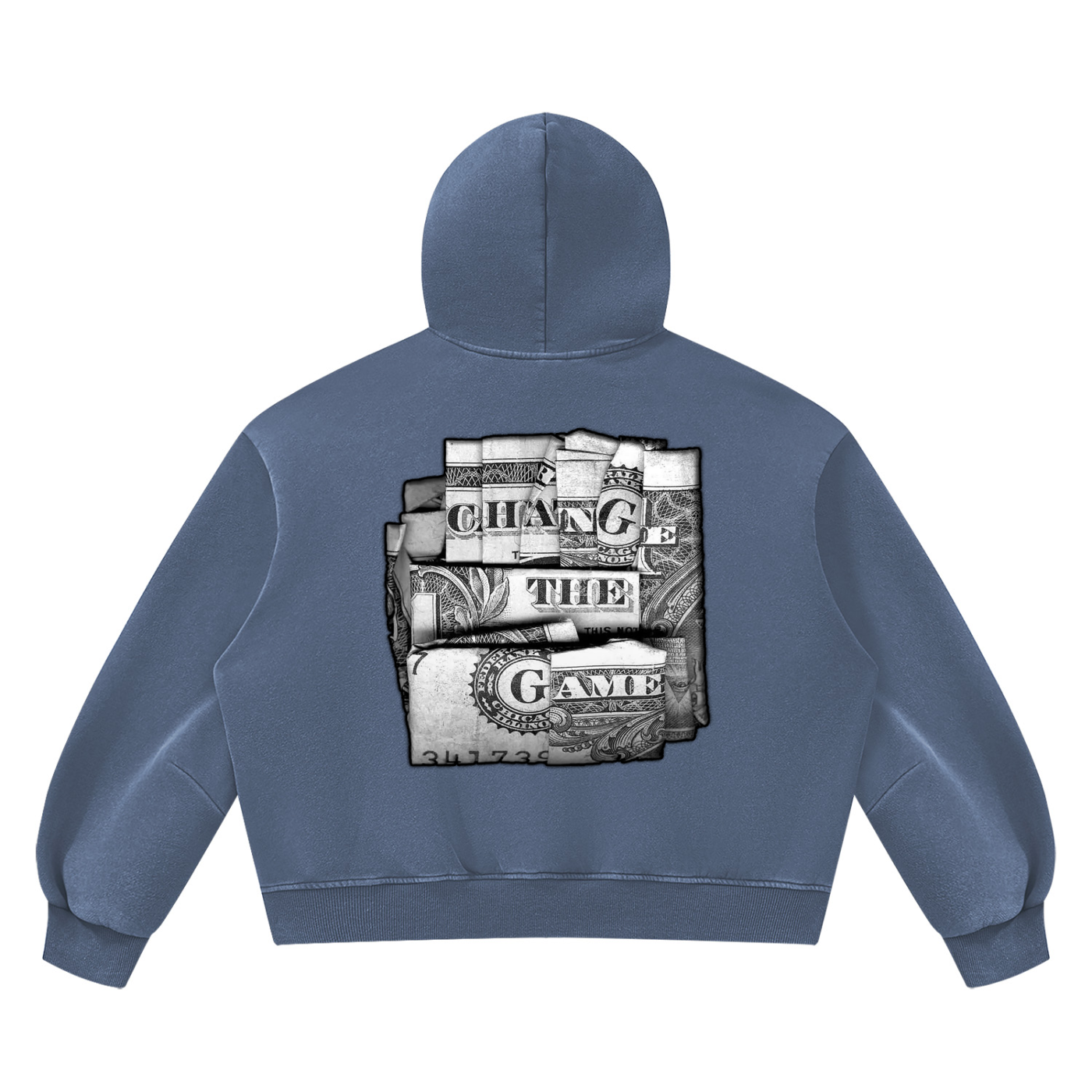 "Double Entendre" Vintage Wash Boxy Fleece Hoodie