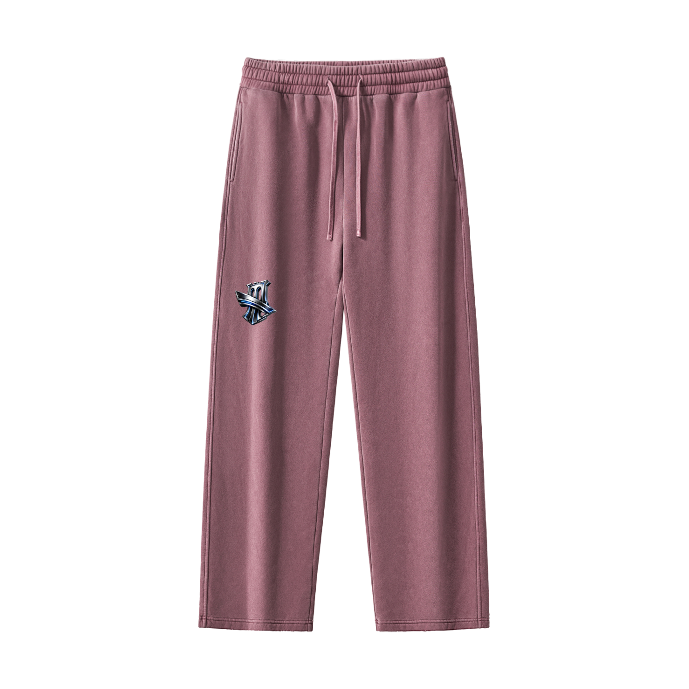 "Brooklyn Republic" Frayed Enzyme Washed Fleece Sweatpants