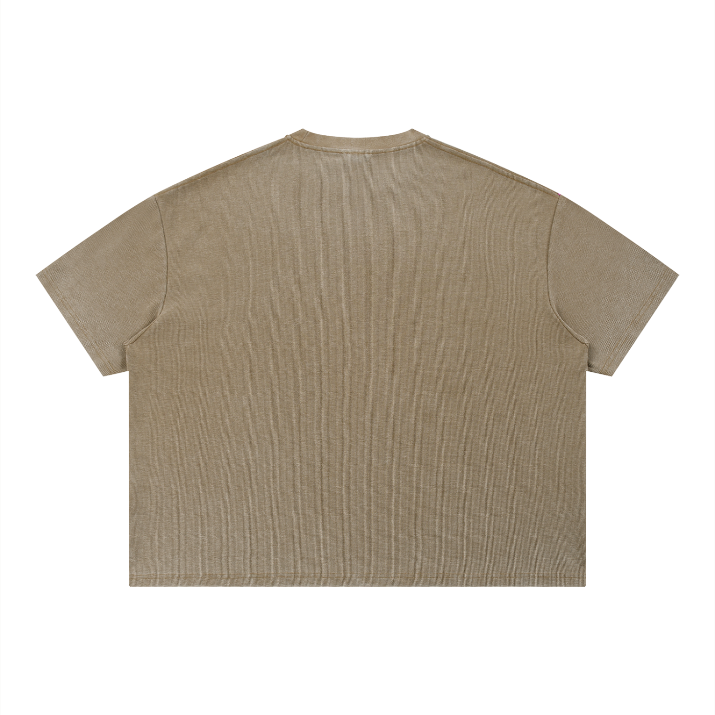 "Brooklyn Republic Essentials" Vintage Wash Sunfade Boxy Waffle T-Shirt