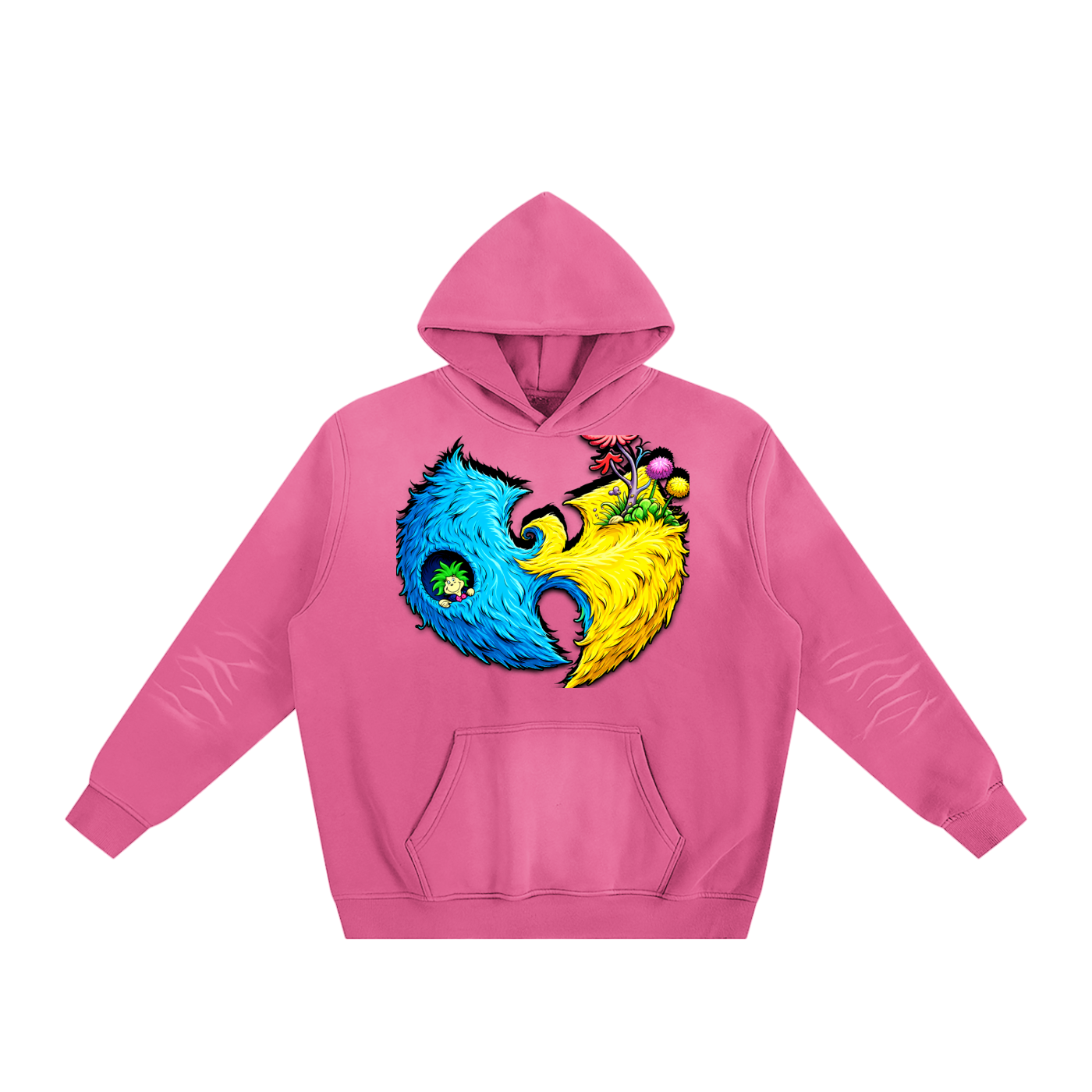 "Wally Champ" Sunfade Fleeced Hoodie