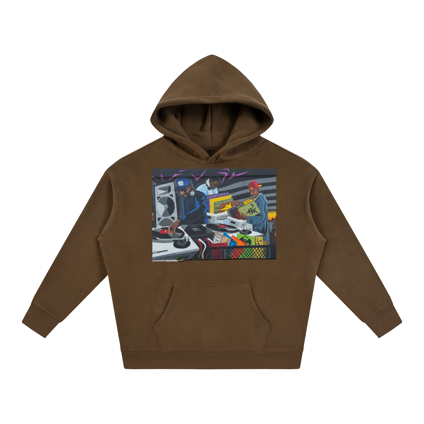 "CHUGHES 4 EVA" Oversize Fleeced Hoodie