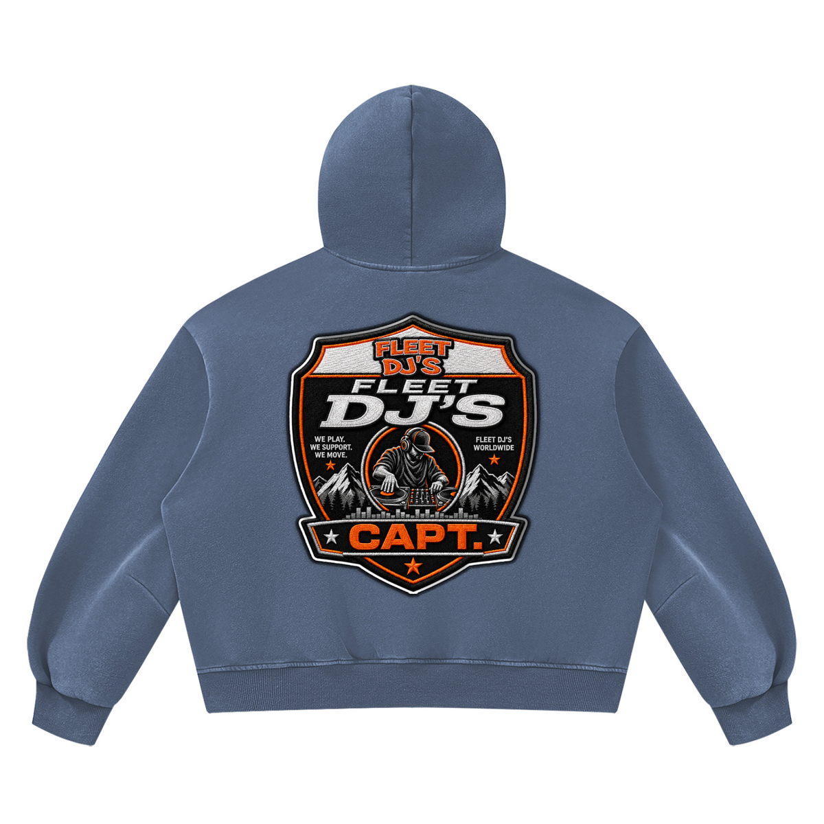 "Fleet DJ's" Vintage Wash Boxy Fleece Sweatsuit