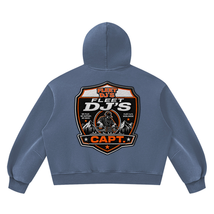 "Fleet DJ's" Vintage Wash Boxy Fleece Sweatsuit