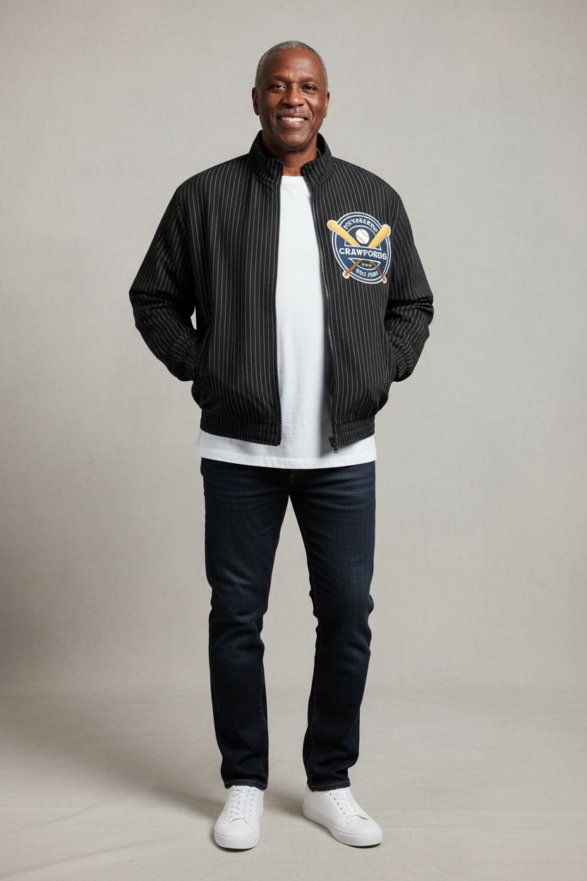 NLB™ "Pittsburgh Crawfords" Striped Full-Zip Track Set