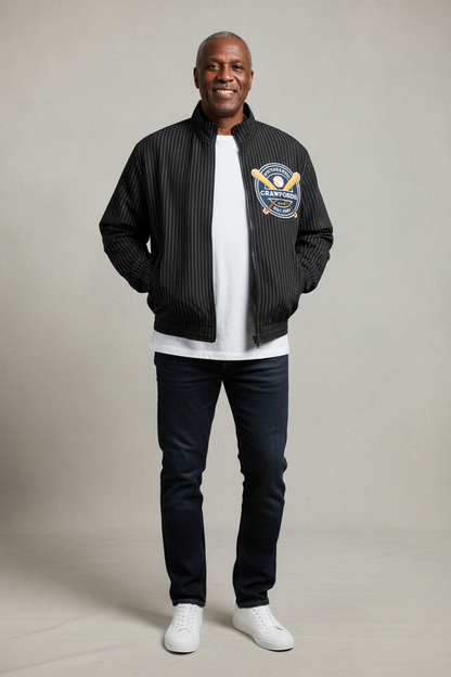 NLB™ "Pittsburgh Crawfords" Striped Full-Zip Track Set