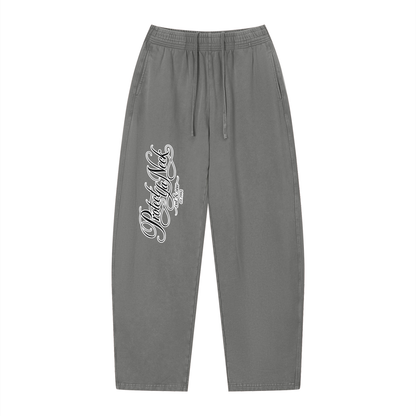 PYN™ x BKRP™ "Cut & Sew" Vintage Wash Loose Sweatpants