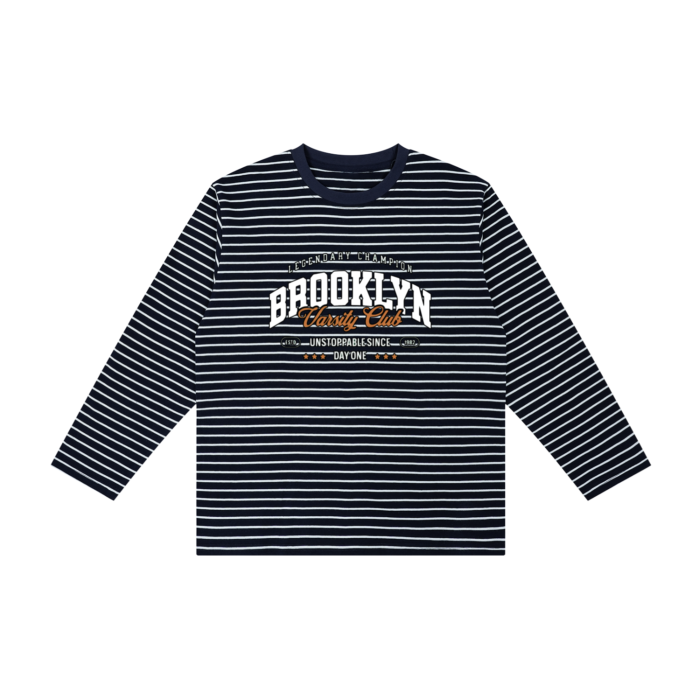 Brooklyn Republic Essentials™ Kid's Striped Long Sleeve T-Shirt