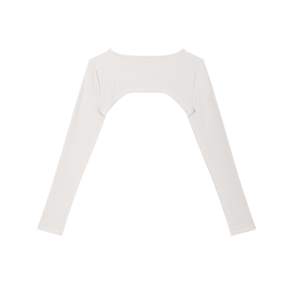 "Brooklyn Republic Essentials" Women’s Cutout Long Sleeve Yoga Shrug