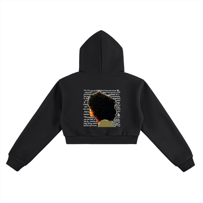 "Worldwide Underground" Cropped Hoodie