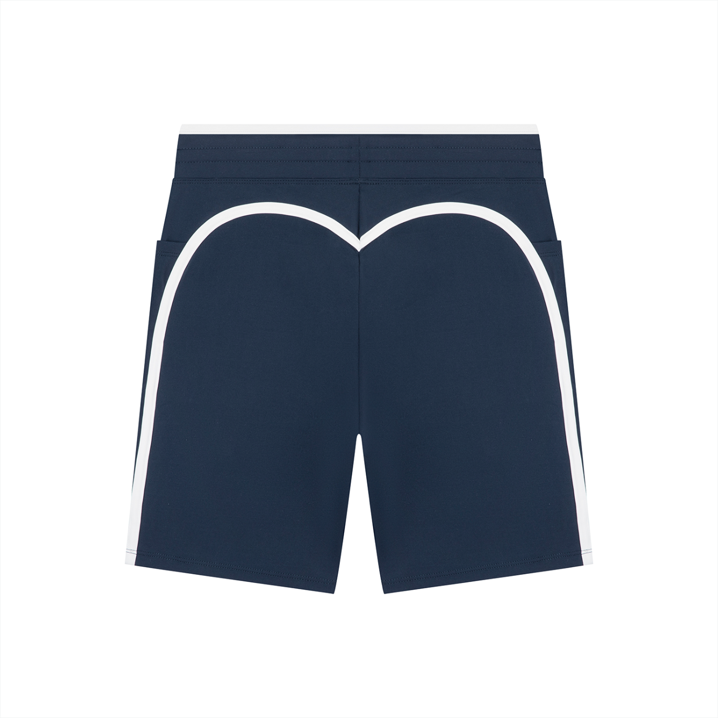"Brooklyn Republic Essentials" Women's High Rise Color Block Yoga Shorts