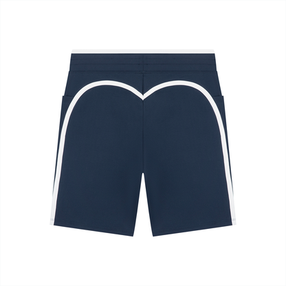 "Brooklyn Republic Essentials" Women's High Rise Color Block Yoga Shorts