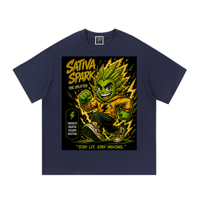 Sparksky & Dutch™ "Sativa Spark" Cotton T-Shirt