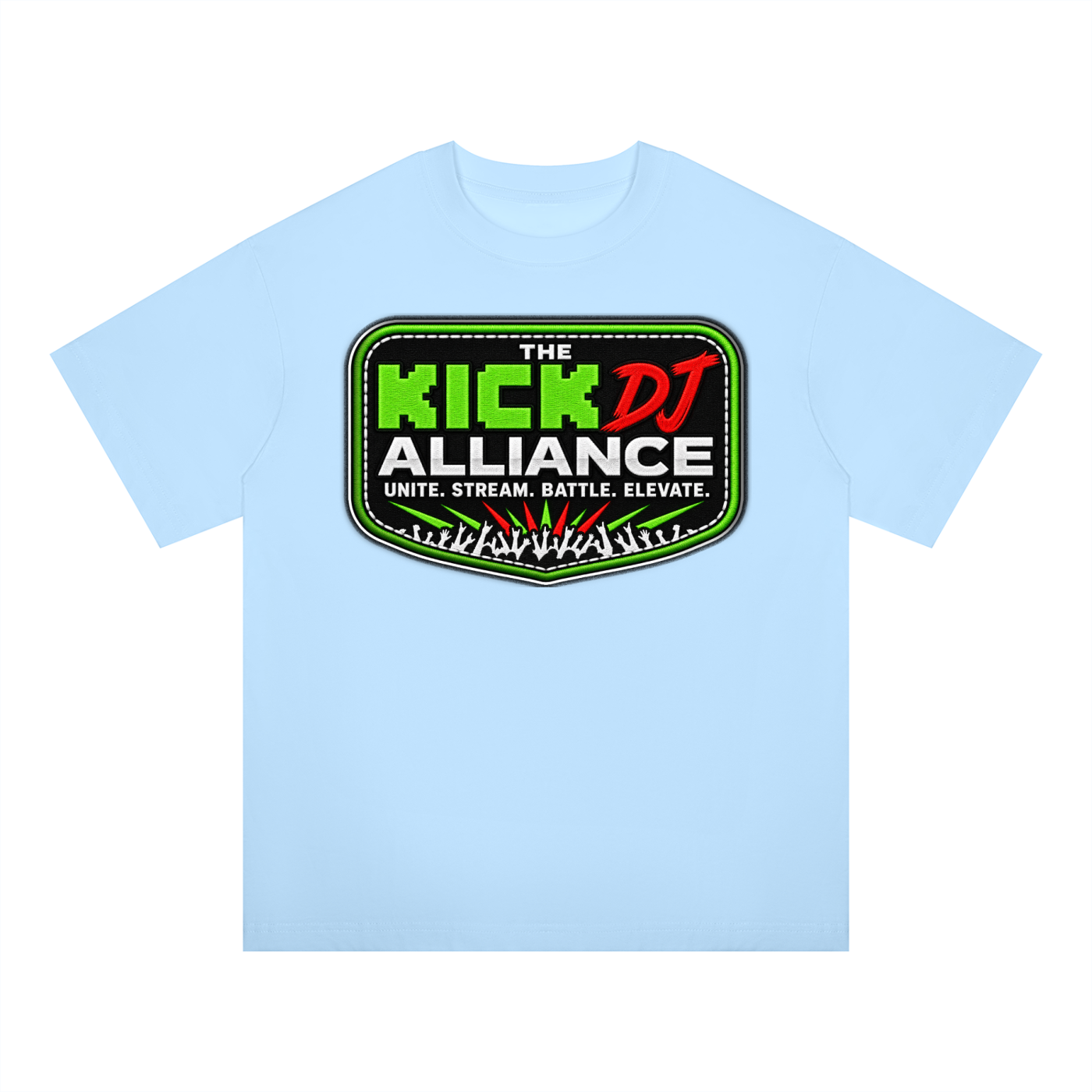 "KICK DJ Alliance" Oversized Drop Shoulder T-Shirt