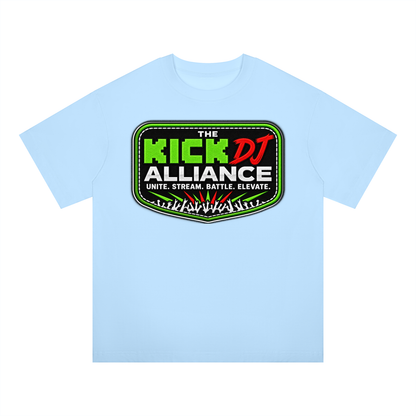 "KICK DJ Alliance" Oversized Drop Shoulder T-Shirt