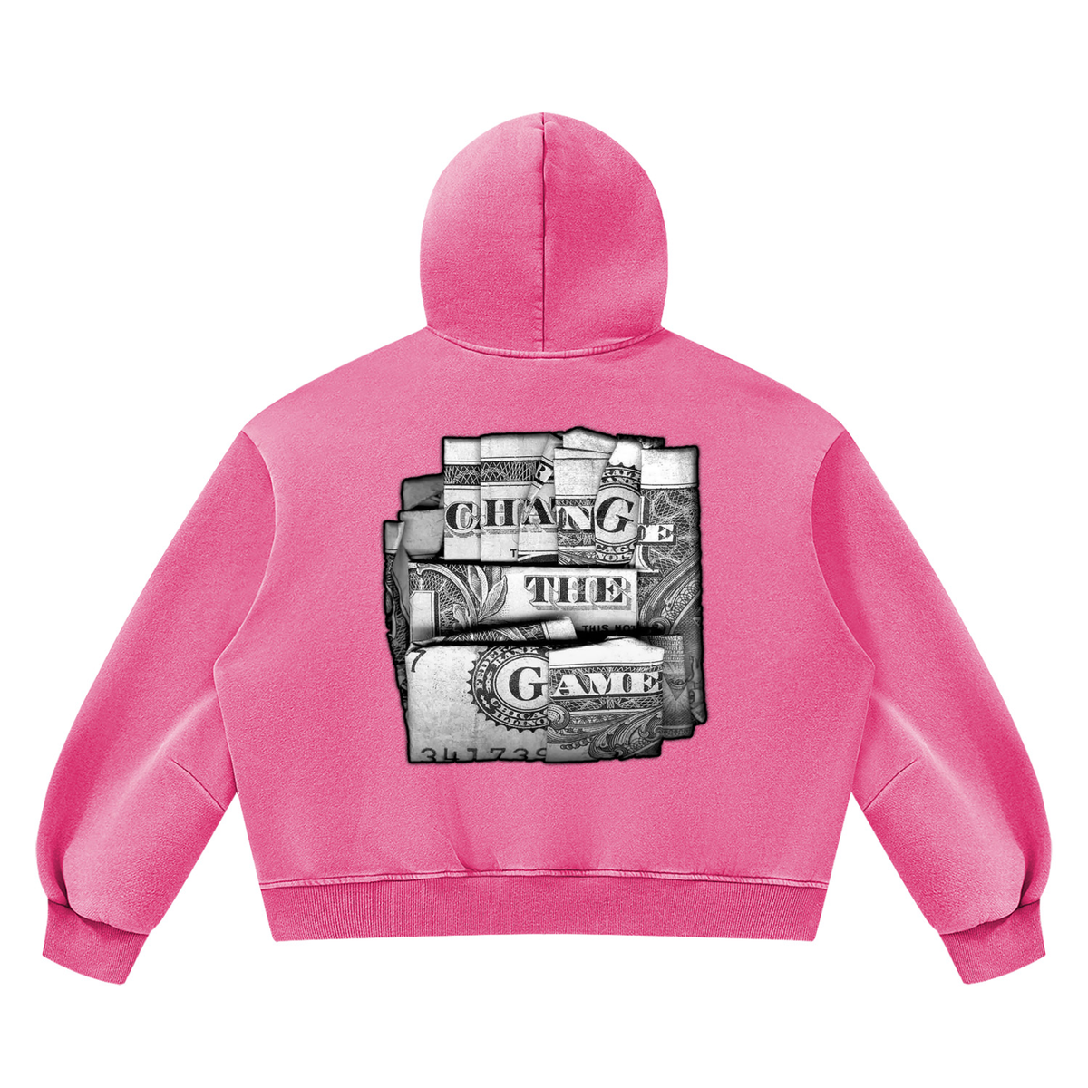 "Double Entendre" Vintage Wash Boxy Fleece Hoodie