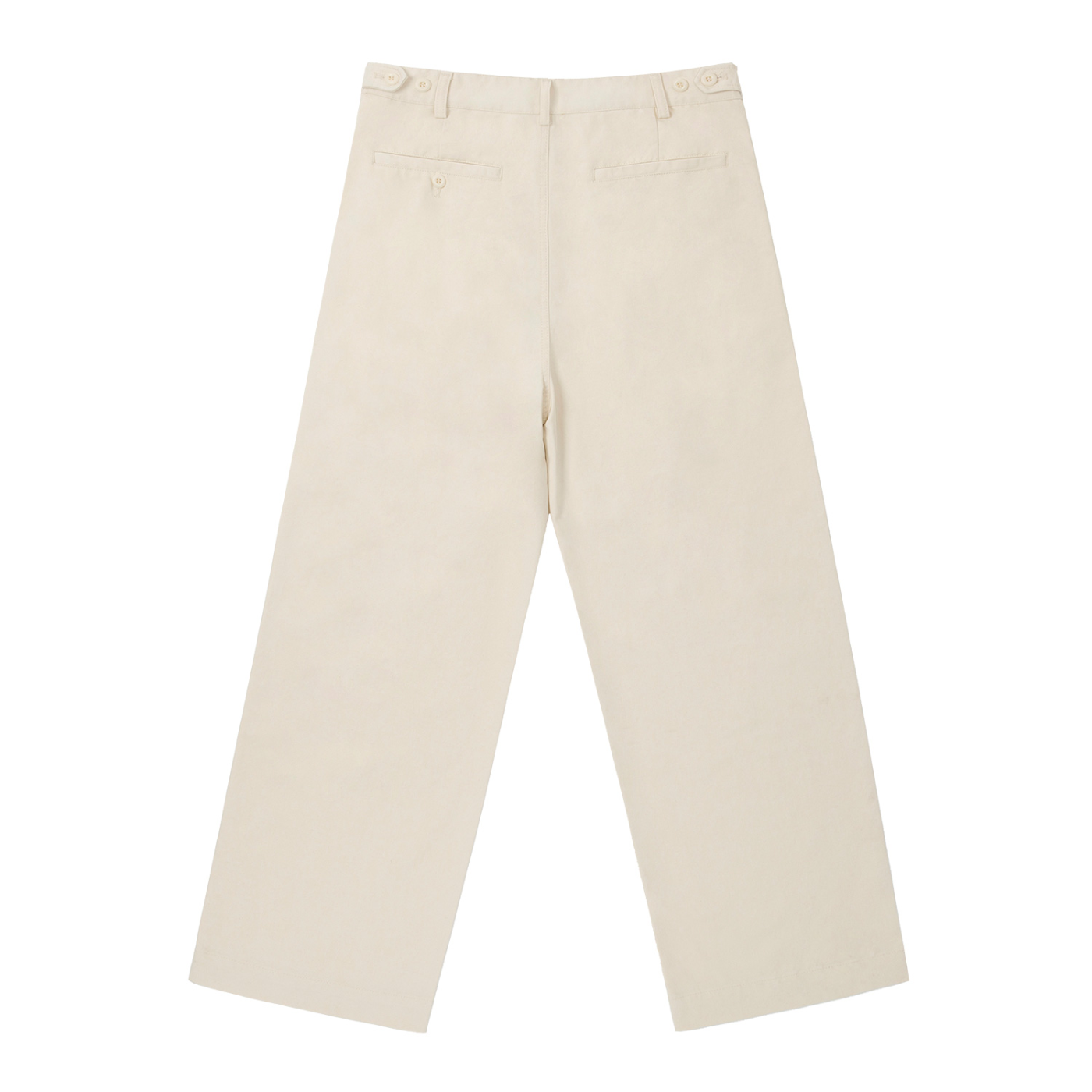 "Brooklyn Republic Essentials" Adjustable Waist Straight-Leg Khakis