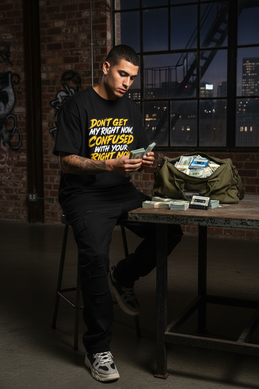 "Hustle Different" Cotton T-Shirt