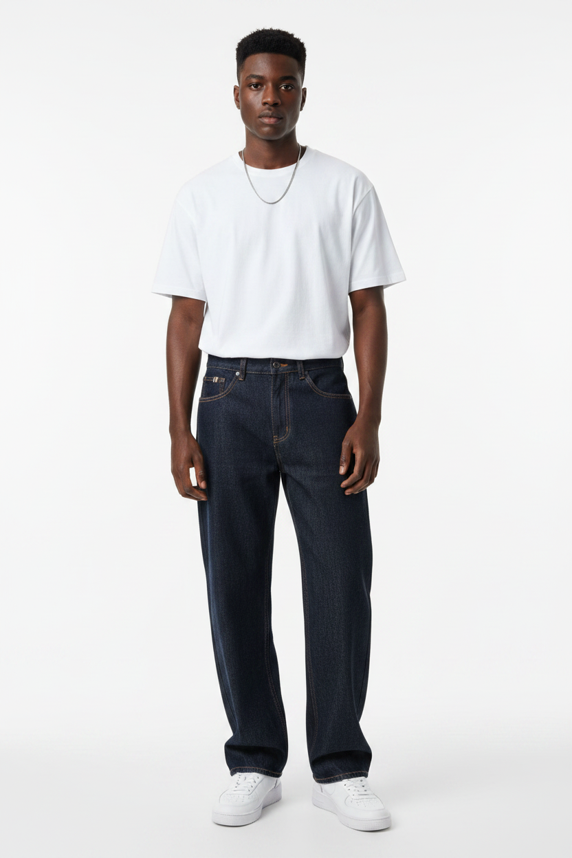 Brooklyn Republic essentials™ Heavyweight Straight Leg Denim Jeans