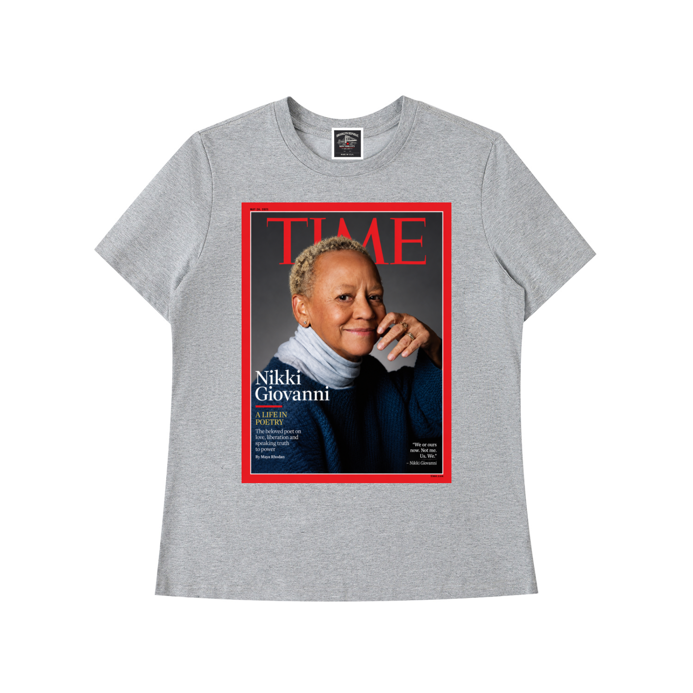 "Nikki Giovanni" Women's Cotton T-Shirt