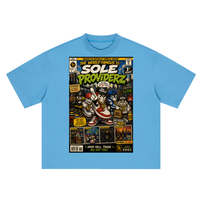 "The World Famous Sole Providerz" Boxy Oversized T-Shirt