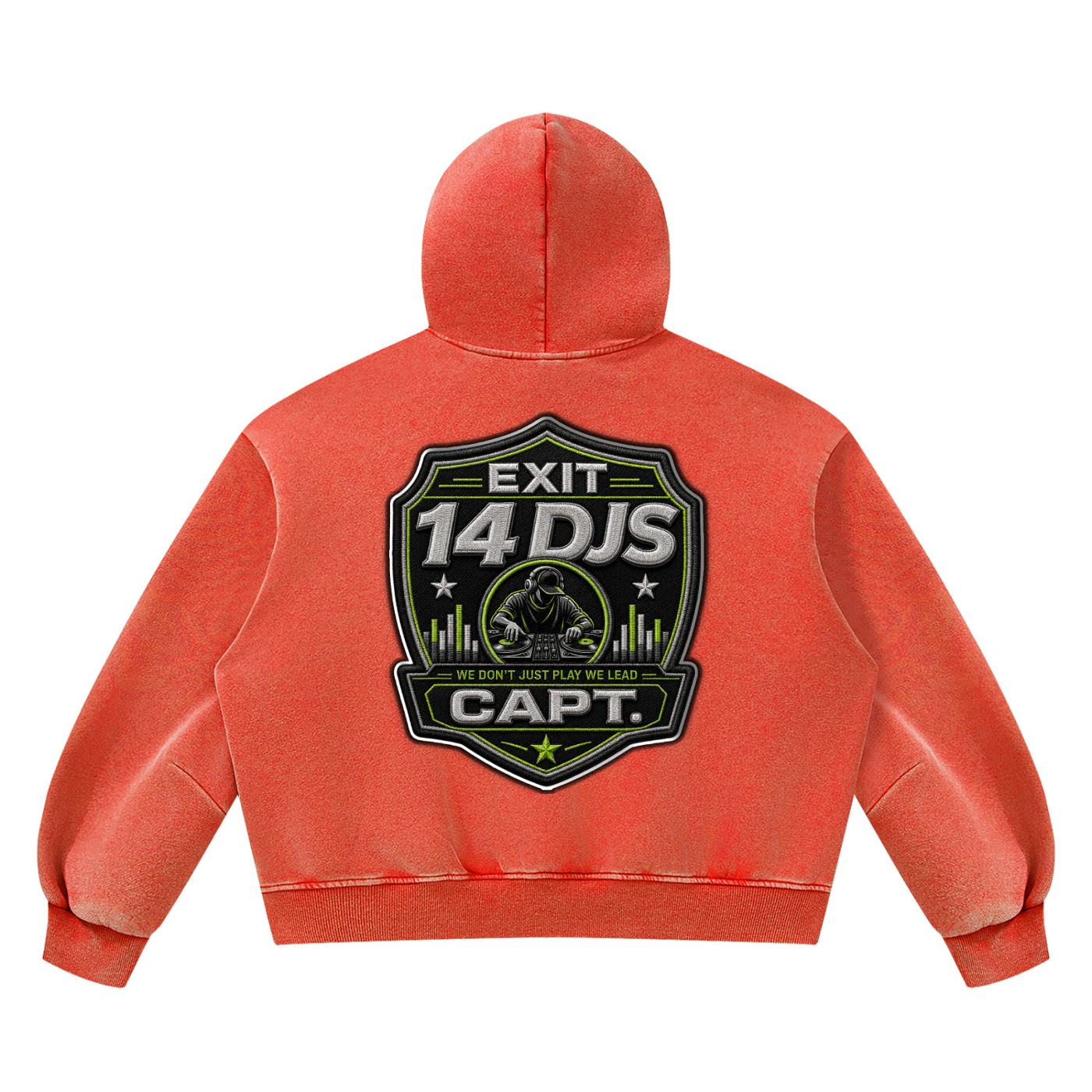 "Exit 14"  Vintage Wash Barrel Leg Fleece Sweatsuit
