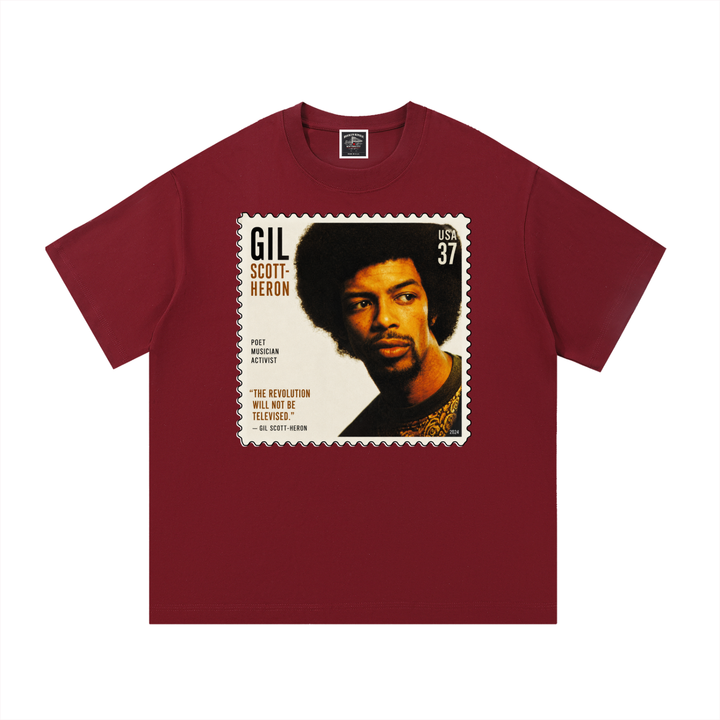 "Gil Scot-Heron" Cotton T-Shirt